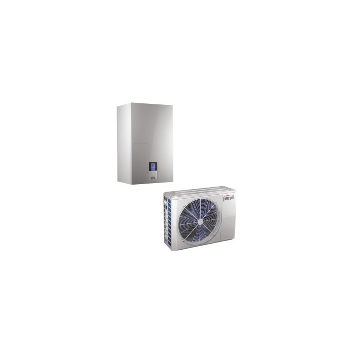 Kit omnia s 3.2 hybrid 28c 4kw riscaldamento, raffrescamento e acs istantanea