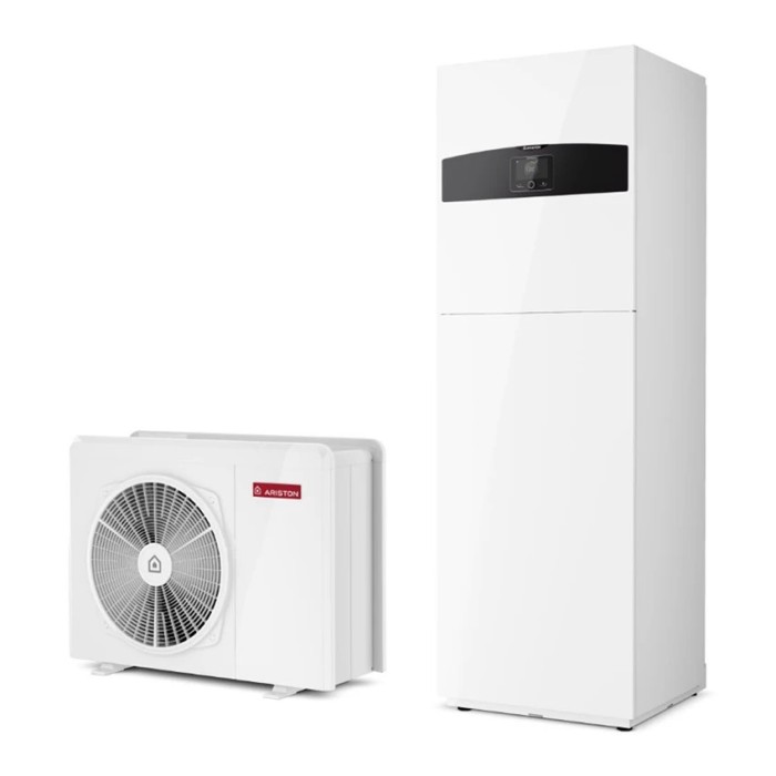 Ariston nimbus compact 120 m net r32 riscaldamento, raffrescamento e acs con bollitore da 180 litri integrato