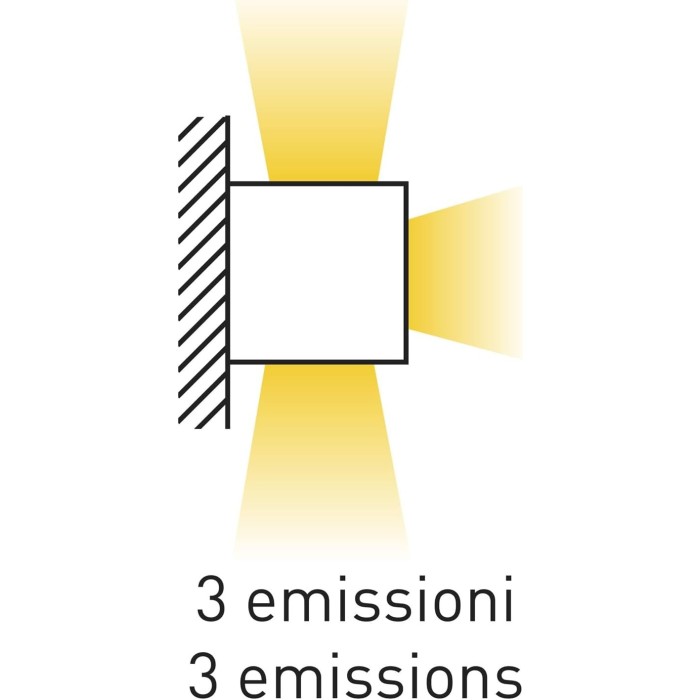 Applique da muro in alluminio e policarbonato bianco e27 ip54