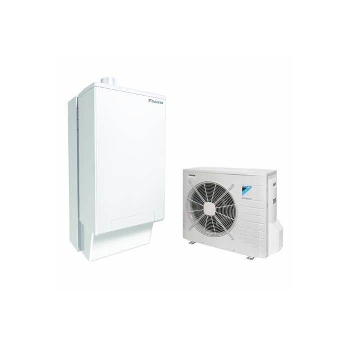 Kit daikin altherma r hybrid 8 kw sistema ibrido pompa di calore + caldaia a gas - ehyhbh08aav32 + evlq08cv3 + ehykomb33aa2
