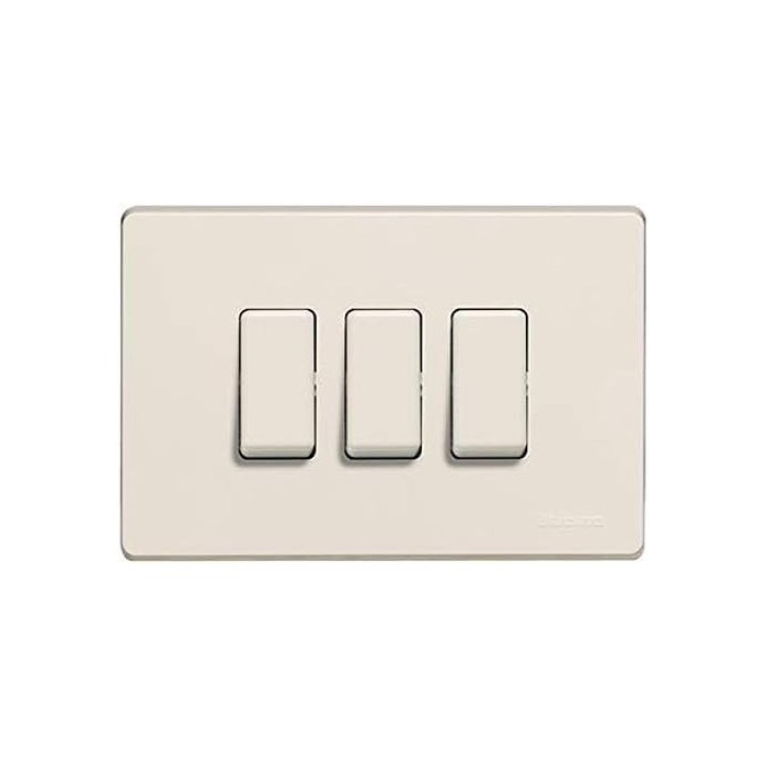 Placca magic 3 moduli resina