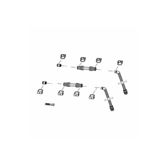 Kit di connessione idraulica bosch fs29-2 collegamento tetti per collettori solari ft 226-2