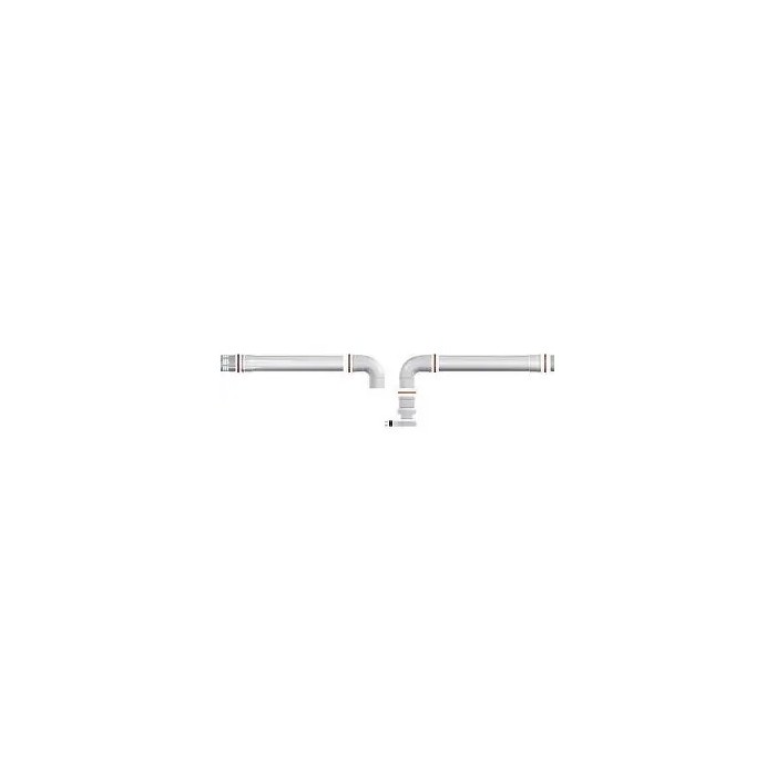 Kit completo pompa di calore 7kw ibrida medium composto