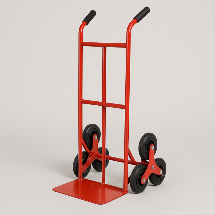 Carrello tre ruote montascale rosso