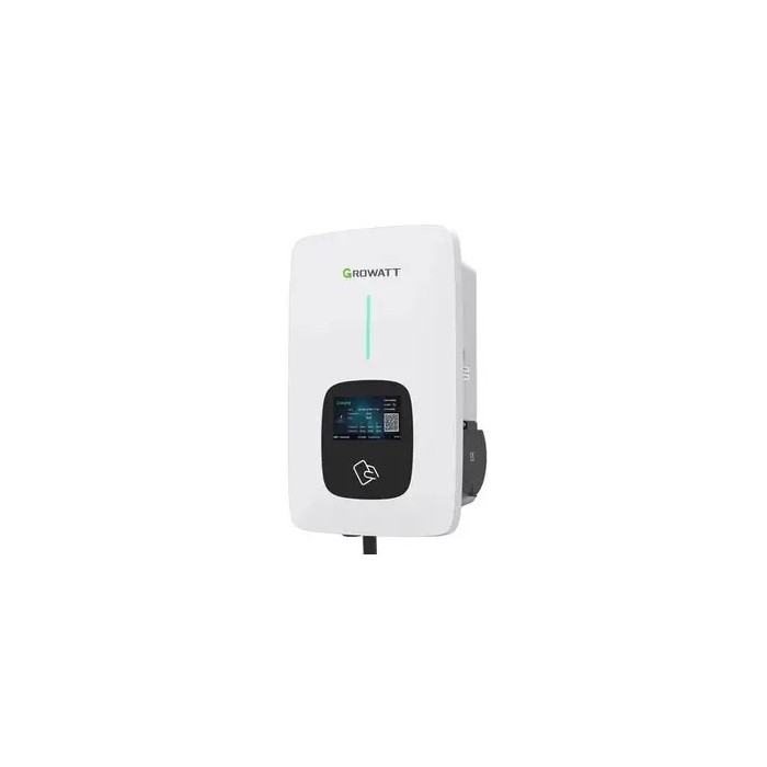 Growatt THOR 22AS-P – Wallbox EV 22 kW trifase con WiFi, LCD e RFID