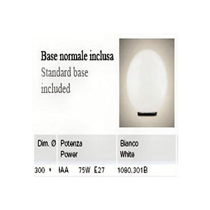 Sfera e27 led px/bl 300mm