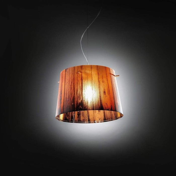 Woody sospensione orange e27