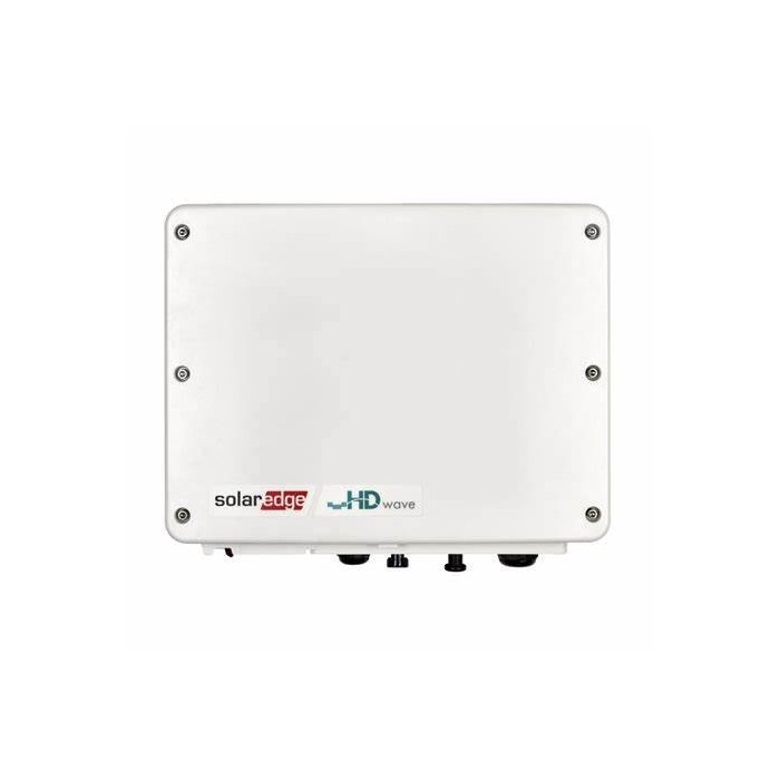 Inverter on-grid solaredge se6000h-rw000bnn4: 6kw, efficienza 99.2%, ip65 e tecnologia hd-wave per massima silenziosità