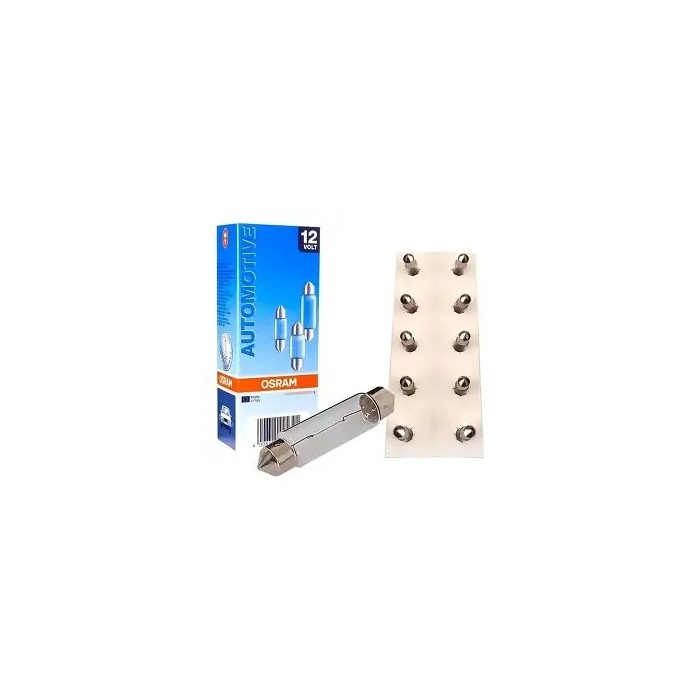 Lampadina osram original line 6428 - 3w 12v con attacco festoon sv7-8 per illuminazione auto.