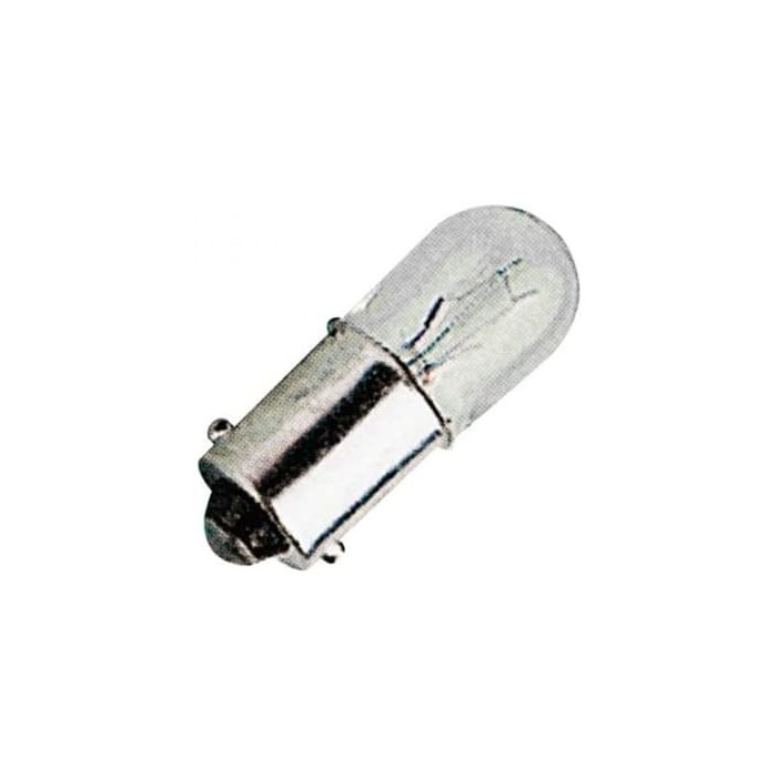 Lampadina a incandescenza lyvia 3w ba9s 240v - per quadri elettrici e segnalazioni.