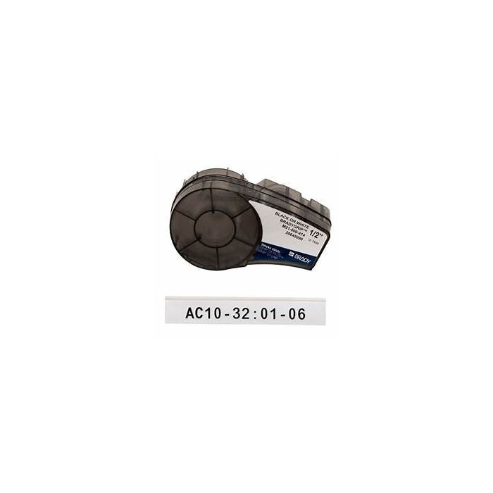 Brady m21-500-414 cartuccia di ricambio 12,7 mm x 3,048 mt per bmp21-plus bmp21-lab