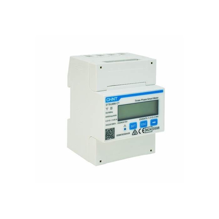Contatore di energia intelligente con trasformatore di corrente 2x230/400v 4.5(6a)