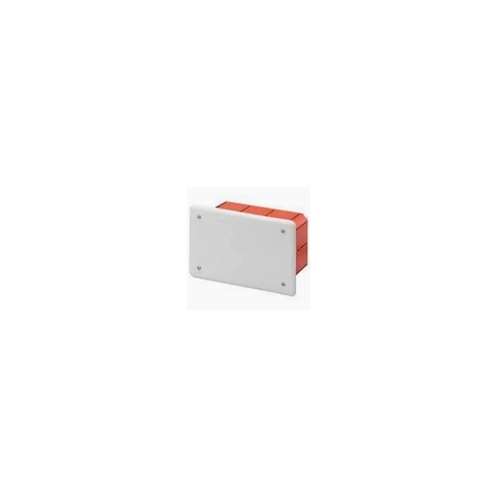 Scatola di derivazione e connessione - per pareti in muratura - dimensioni 152x98x70 - coperchio bianco