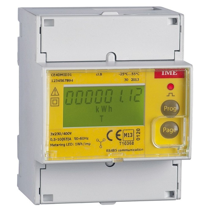 IME / BTicino CE4DMID31 – Conto D4-Pd MID, contatore energia trifase 3F+N