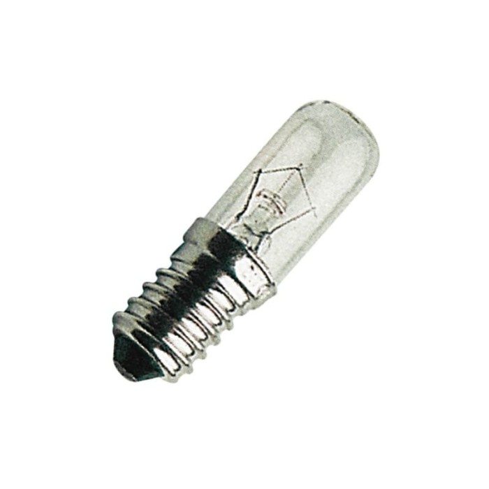 Lampada tubolare per segnalatori e14 130v 3c 10w