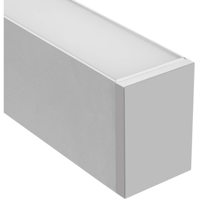 Sospensione Lineare LED WPL CROSS 1.2M 80W 3000K bianca biemissione CRI80 6560lm
