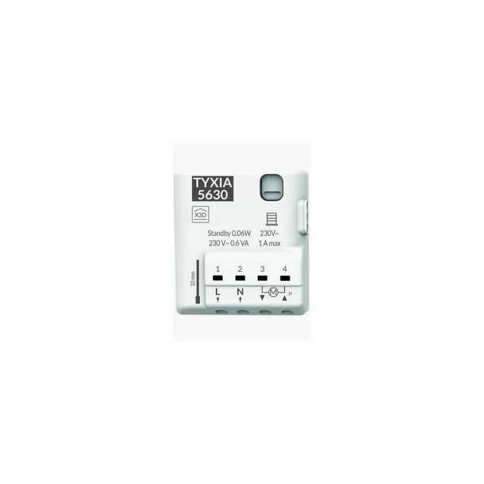 Delta dore 6351399 (tyxia 2600): trasmettitore nanomodulo radio 2 canali multifunzione a batteria.