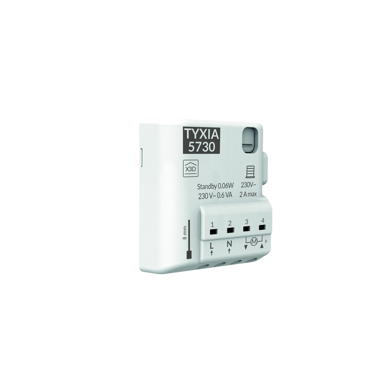 Delta dore 6351402 tyxia 5730 ricevitore radio 230 v per tapparelle/motori - salita/stop/discesa + 2 posizioni memoria Delta dore 6351402 tyxia 5730 ricevitore radio 230 v per tapparelle/motori - salita/stop/discesa + 2 posizioni memoria