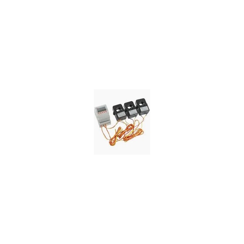 Contatore trifase 120a rs485 modbus con ta per inverter fotovoltaico - montaggio din Contatore trifase 120a rs485 modbus con ta per inverter fotovoltaico - montaggio din