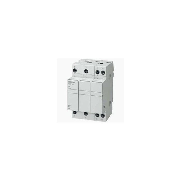 Portafusibili cilindrici 10×38 mm 3-poli 32 a 690 v ac