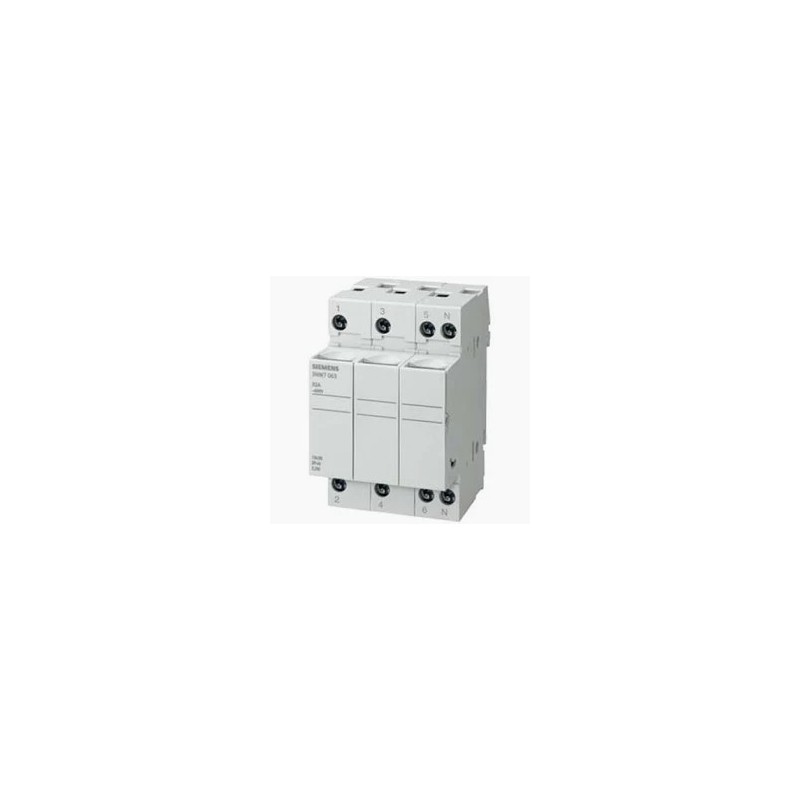 Portafusibili cilindrici 10×38 mm 3-poli 32 a 690 v ac Portafusibili cilindrici 10×38 mm 3-poli 32 a 690 v ac