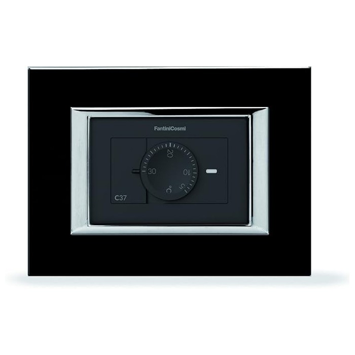 Built-in electronic thermostat powered