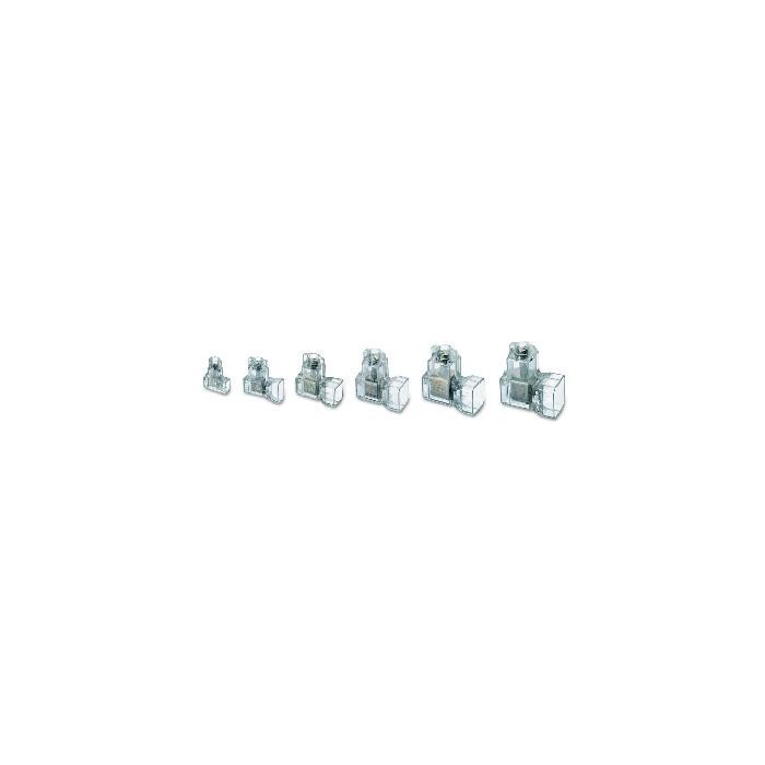 Morsetto unipolare trasparente 1 via 10 mm² 450 v 57 a serie zetamini