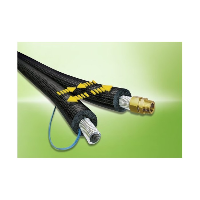Armaflex so-dc-14x15/e10 duosolar 14 mm pre-isolato 10 m rame doppio - tubo solare uv-resistente