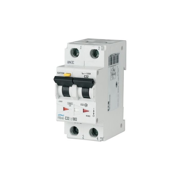 Frbm6-c40/2/03-a interruttore differenziale magnetotermico 40 a 300 ma 2 poli curva c