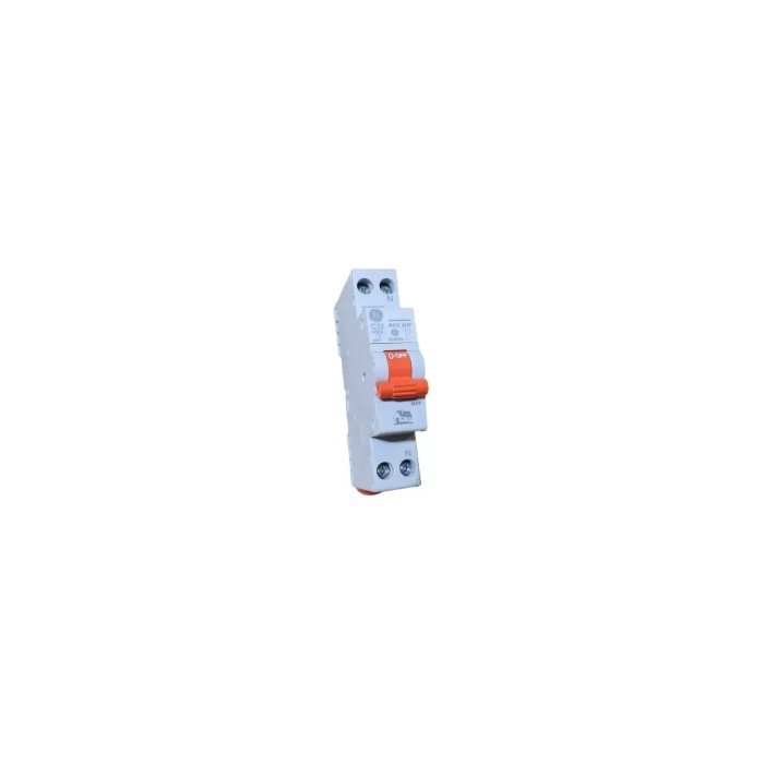 Ge dcc41n c32 interruttore magnetotermico 1p+n 32 a curva c 230 v ac 4.5 ka din 1 modulo