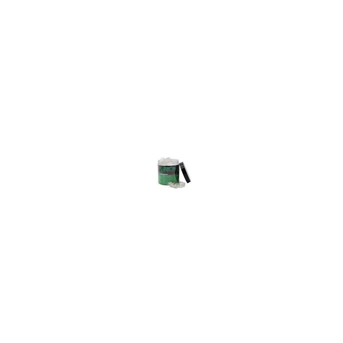Kit 50 plug rj45 cat.5e utp passanti con 10 copriplug