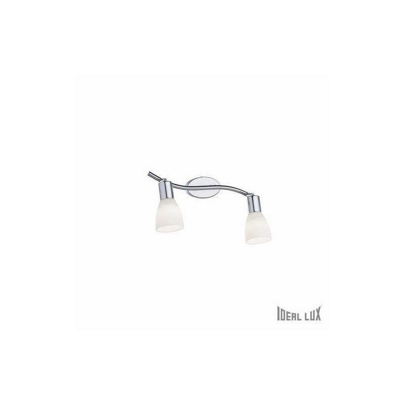 Snake ap2 lampada parete 2x40w e14 bianco Snake ap2 lampada parete 2x40w e14 bianco