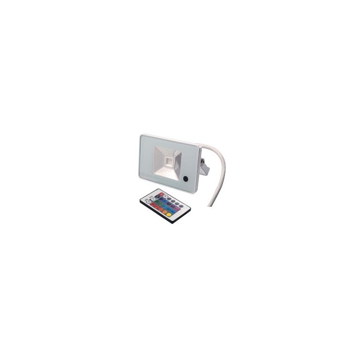 Proiettore slim led ip65 30w rgb c/telecom