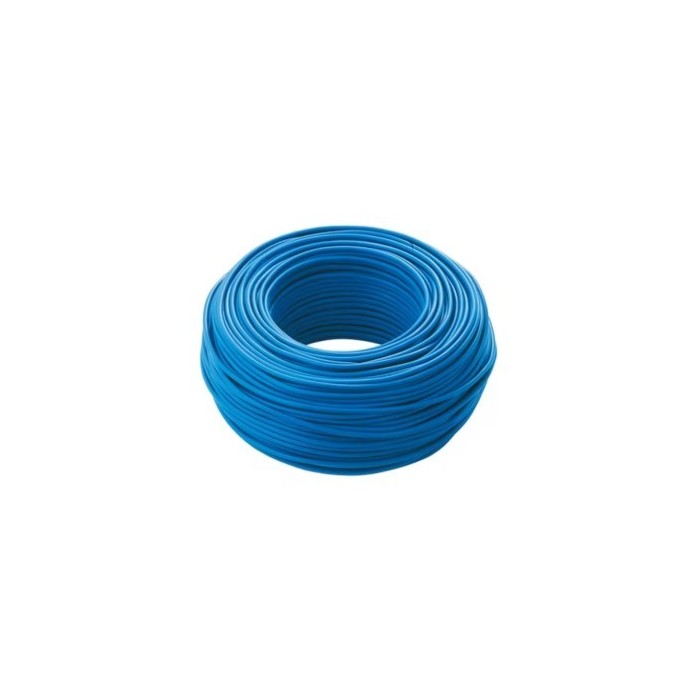 Cordina unipolare h07z1-k type2 1 x 10 blu - matassa da 100 metri