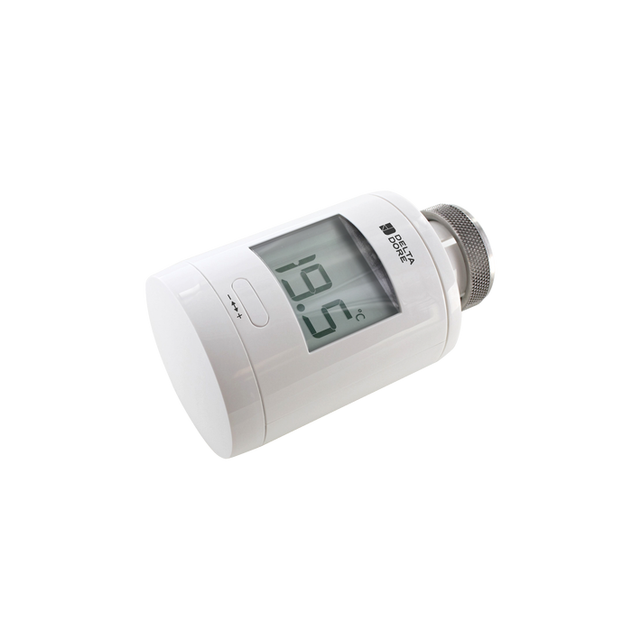 Delta dore 6050648 (trv 1.0 adapt): testina termostatica smart radio per radiatori senza adattatori.
