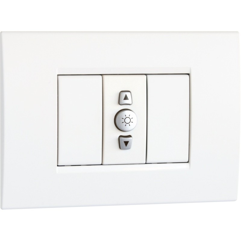 Regolo bianco dimmer inc. 1mod Regolo bianco dimmer inc. 1mod