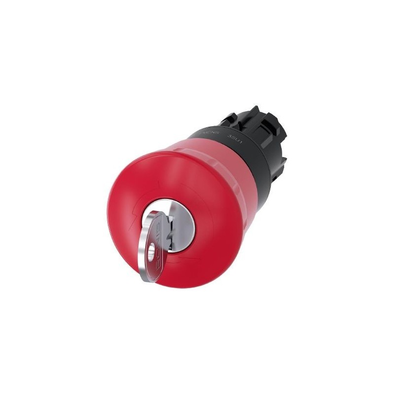 Siemens 3su10501hf200aa0 puls.f.emerg key sb30 40mm Siemens 3su10501hf200aa0 puls.f.emerg key sb30 40mm