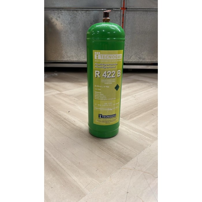 Bombola gas refrigerante r 422 b 2.10lt/2kg