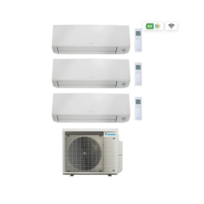 9+9+9 000 DAIKIN KIT TRIAL SPLIT PERFERA R32 4MWXM52A2V1B9 CON 3 FTXM25R 9000 BTU WI-FI A+++ 5.2 KW