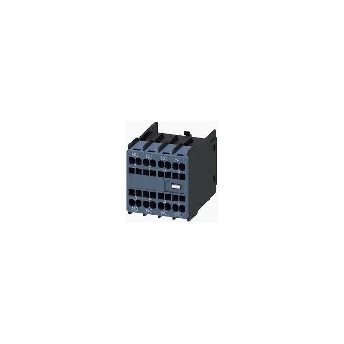 Siemens 3rh2911-2fc22 blocco contatti ausiliari 2no+2nc frontale per contattori sirius 3rh/3rt 690 v ac.