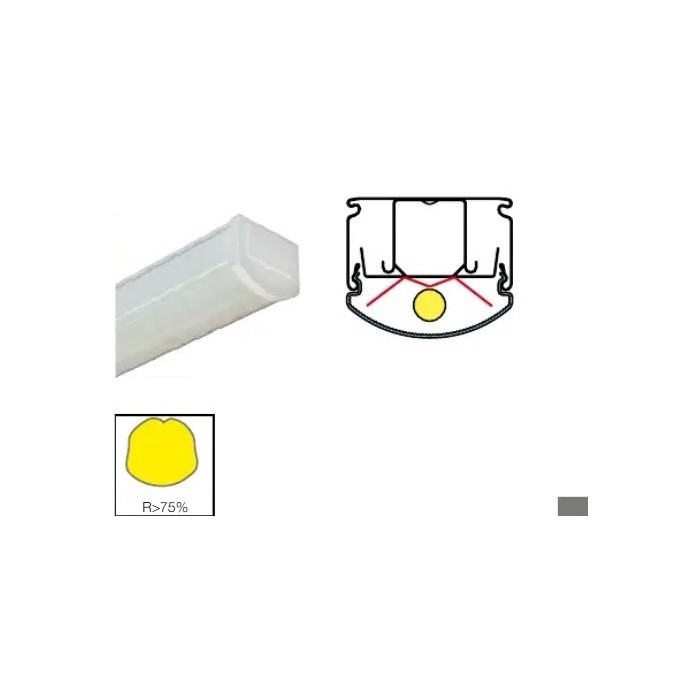 3F 99 Simétrico 1×35 W T5 HF con recuperatore simmetrico in alluminio speculare