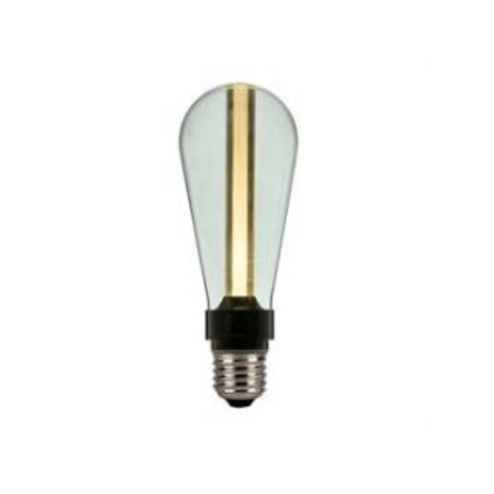 Lampadina a filamento vintage led 4w e27 vetro fumè 2700k
