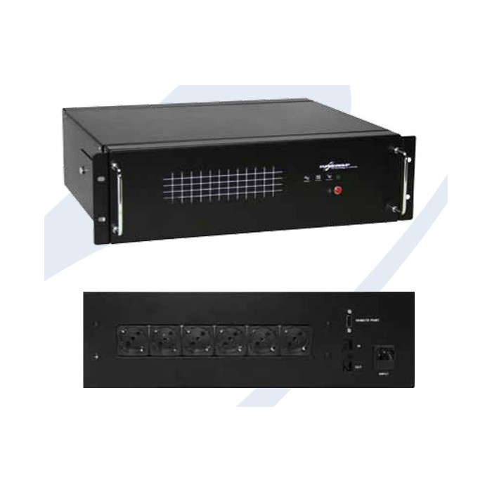 UPS Multipower 1500VA/2400VA Rack 19″ 3U – Gruppo di Continuità Professionale Profondità 380 mm