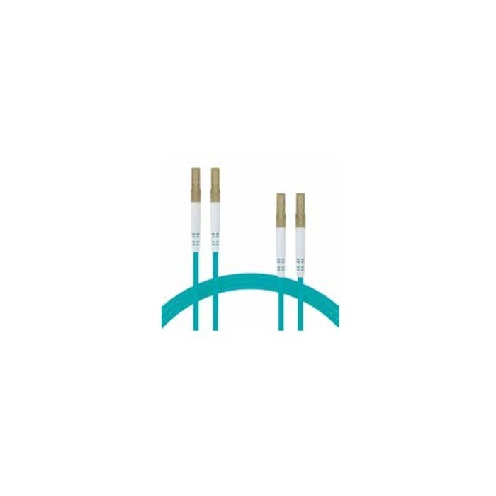 Cavo Multimodale Alta Velocità Patch Cord Fibra ST-SC OM3 50/125 µm Zip-Duplex 2 m
