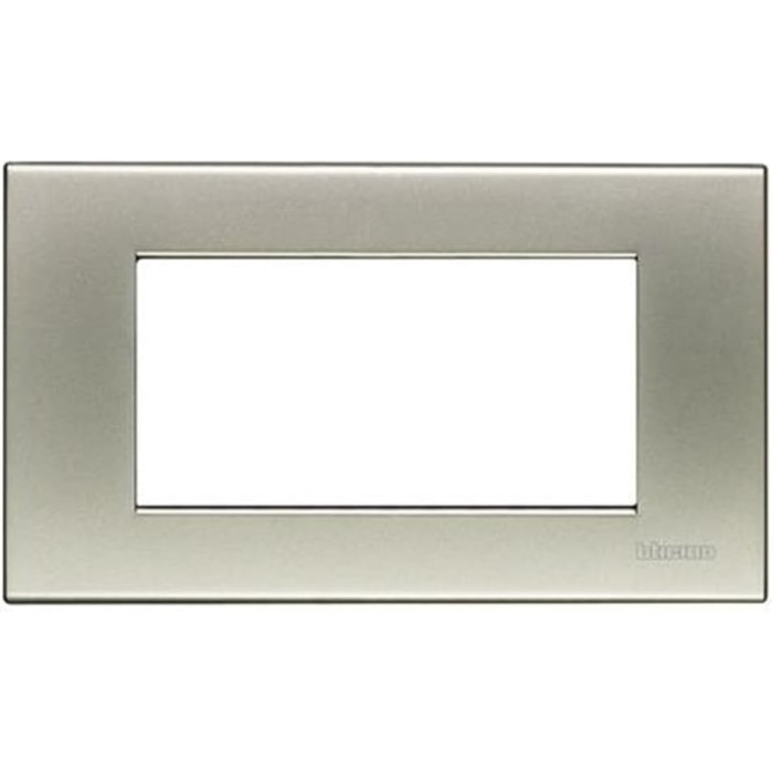 Placca 4p light titanio chiaro
