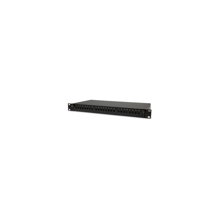 Cassetto Ottico Estraibile Per Rack 19" 1U 24 Porte St Con Sup