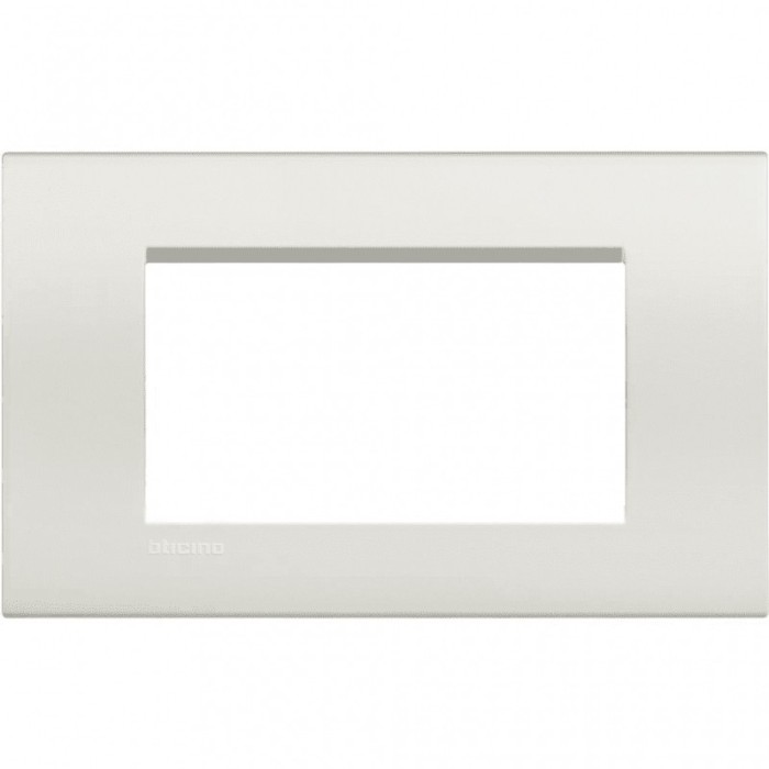 Placca 4p light bianco integr.
