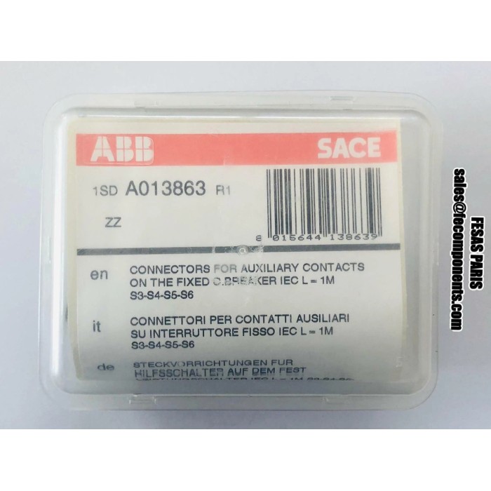 Connectors for auxiliary contacts on fixed switch iec l.1m s3-s4-s5-s6