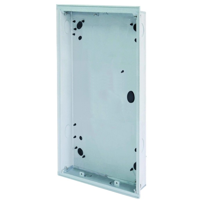 Scatola da incasso 10 moduli per pulsantiera 41029F-02 – struttura alluminio, grigia