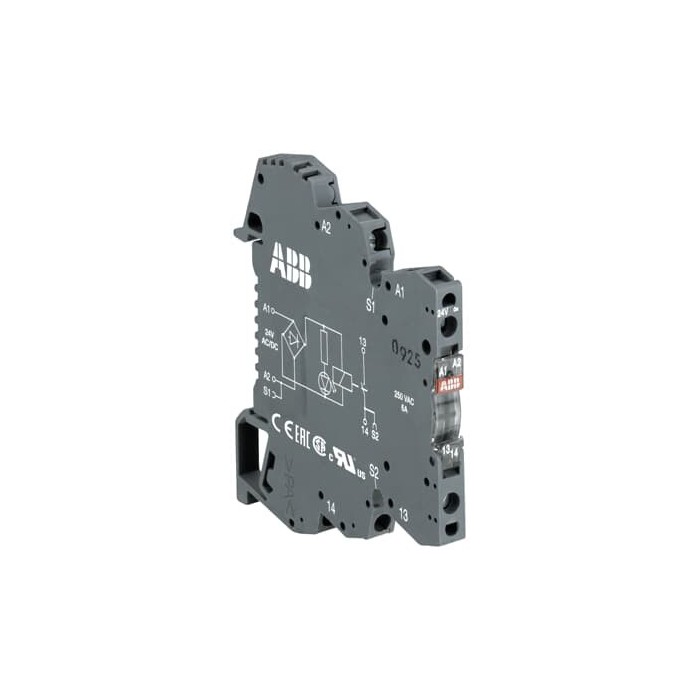 Optocoupler / Relè a Stato Solido 24 V DC – Guida DIN, Uscita MOSFET 4,5-58 V DC / 1 mA-2 A, LED Integrato